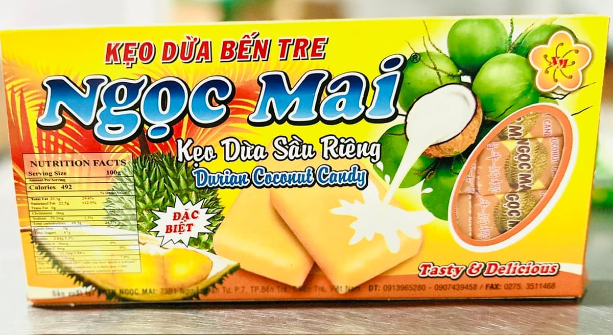 Kẹo Dừa Sầu Riêng